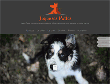 Tablet Screenshot of joyeusespattes.com